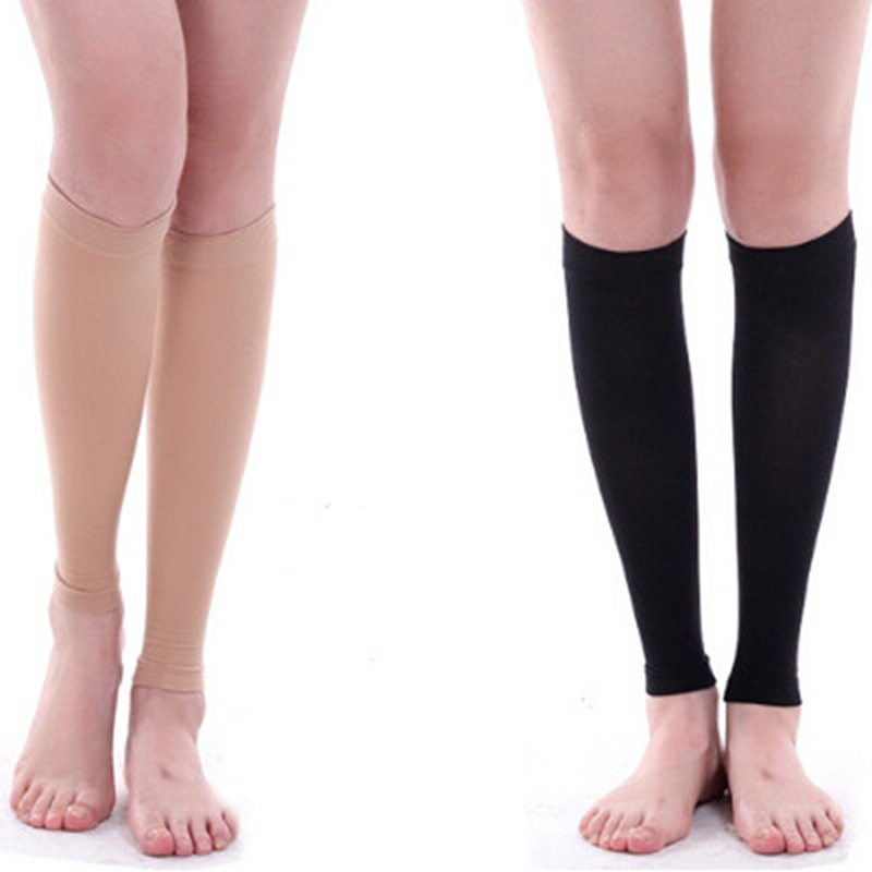 Compression Sleeve Calf - 2 adet/paket Elastik Açık Uçlu Diz